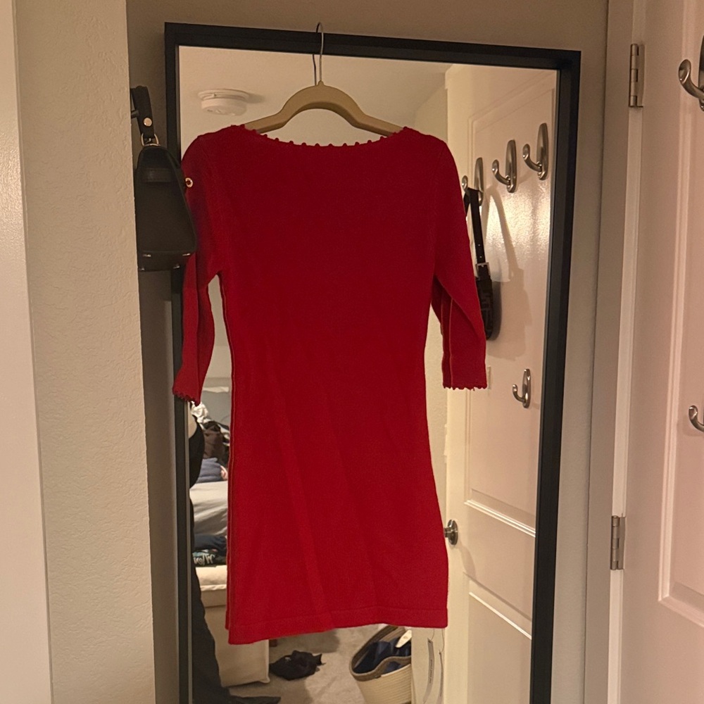 Kacey musgraves x reformation cardinal red cashmere dress BNWT